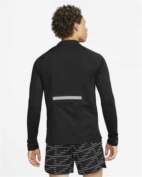 nike herren-laufoberteil mit halbreißverschluss